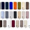 Bamboo Hijab en gros colour chart — 26 numbered colours (1–26)