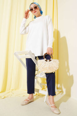 Alternative view of Basic Seamless Tunic White
