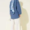 Basic Anklet Elastic Shirt Indigo - Image 3