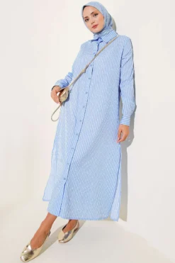 Basic Striped Long Tunic