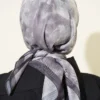 Batik Pattern Soft Scarf Grey - Image 3