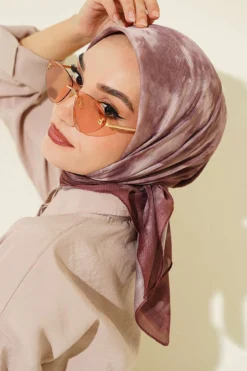Alternative view of Batik Pattern Soft Scarf Brown