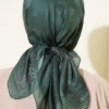 Batik Pattern Soft Scarf Emerald - Afbeelding 3