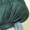 Batik Pattern Soft Scarf Emerald - Afbeelding 4