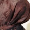 ⁦Batik Patterned Soft Scarf Black⁩ - الصورة ⁦4⁩