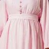 Baby Collar Ankled Cuffed Dress Pink – Bild 4