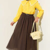 Baby Collar Lace Detail Shirt Yellow – Bild 2