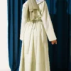 Belted Dress with Baby Collar and Inner Layer Mint - Image 3