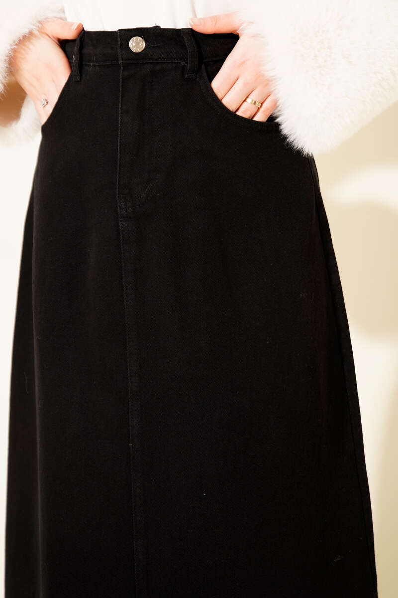 Wide Shawl Abaya Black - immagine 4