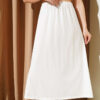 Waist Elastic Skirt White – Bild 2