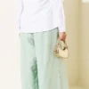 Elastic Waist Muslin Loose Pants Hazel – Image 3