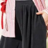 High-Waisted Pleated Detail Trousers Anthracite – Bild 4