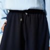 Relaxed Fit Pants with Elastic Waistband Navy Blue - immagine 4