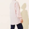 Shirt with Belt and Wrist Elastic Powder Pink – Image 3