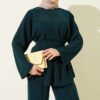 Belted Self-Tie Set Emerald - immagine 2