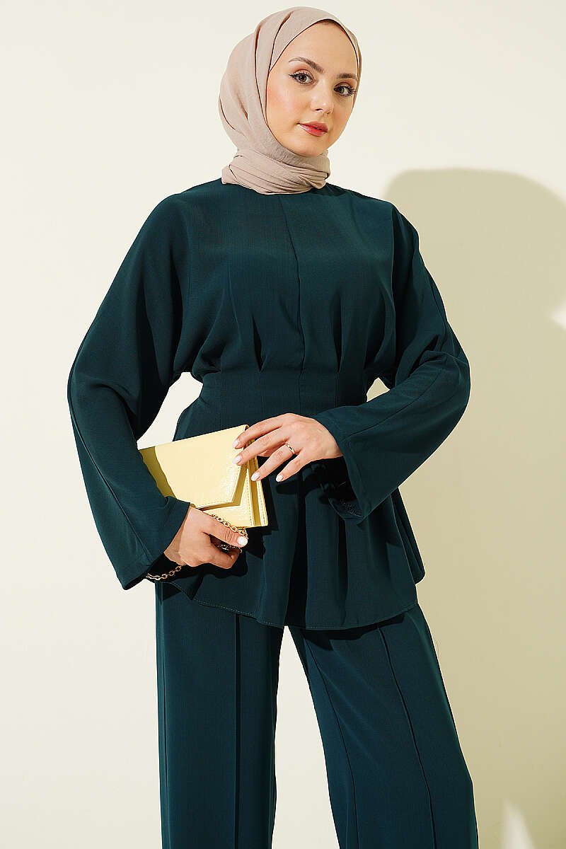 Belted Self-Tie Set Emerald - immagine 2