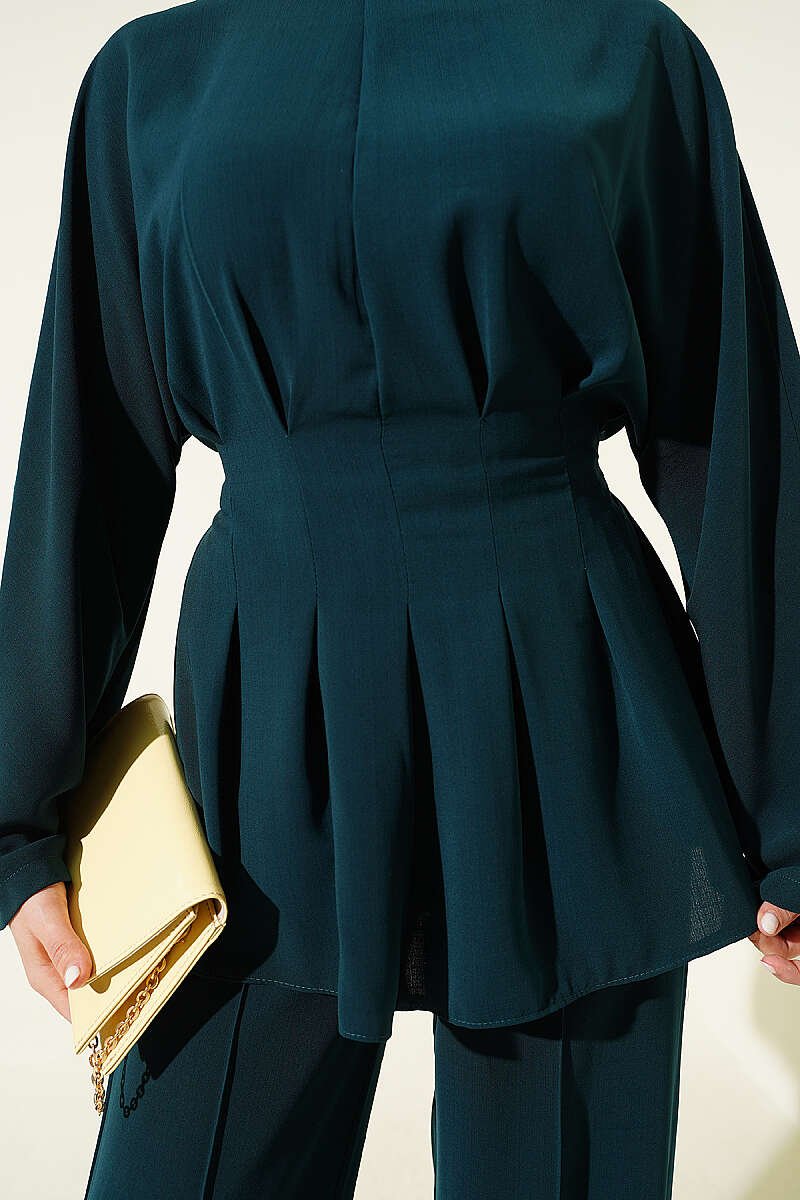 Belted Self-Tie Set Emerald - immagine 4
