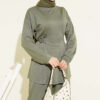Belted Gold Buckle Tied Lounge Set Hazel - Imagen 2