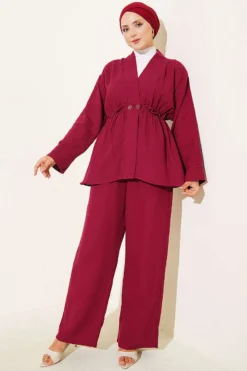 Two-Piece Set Burgundy