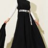 Belted Self-Tie Set Black - Afbeelding 5