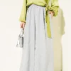 Elastic Waist Oversized Trousers Grey – Bild 2