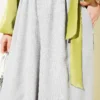 Elastic Waist Oversized Trousers Grey – Bild 4