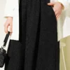 Elastic Waist Oversized Trousers Black – Bild 4