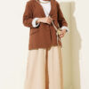 Elastic Waist Pants Skirt Latte - Afbeelding 2
