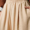 Elastic Waist Pants Skirt Latte - Afbeelding 4