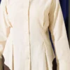 Shirt with Waist Pleat Details Beige - immagine 4