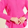Shirt with Waist Pleat Details Fuchsia – Bild 4