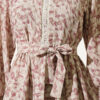 Ankle-Length Dress with Lace Detail Beige - الصورة 4