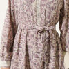 Ankle-Length Dress with Lace Detail Lilac – Bild 4