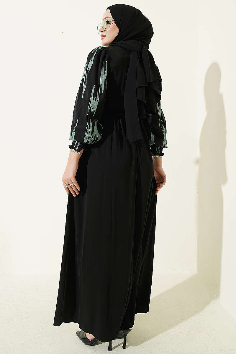 Ankle-Gathered Embroidered Dress Hazel - Imagen 3