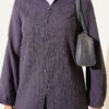 Cuffed Hem Button-Up Shirt Charcoal - immagine 4