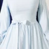 Ankle Cuffed Belted Flared Dress - Afbeelding 4