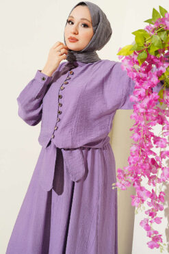 Alternative view of Two-Piece Set Lilac