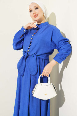 Alternative view of Two-Piece Set Saxon Blue
