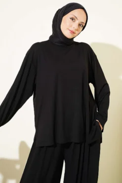 Vista alternativa de Basic Two-Piece Set Black