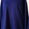 Basic French Terry Two-Piece Set with Crew Neck Navy Blue - Imagen 4