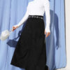 Turtleneck Fingerless Knit Sweater Ecru - الصورة 2
