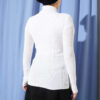 Turtleneck Fingerless Knit Sweater Ecru - الصورة 3