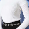 Turtleneck Fingerless Knit Sweater Ecru - الصورة 4