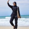 Modest Swimsuit Navy Blue – Bild 3