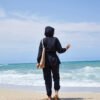 Modest Swimsuit Navy Blue – Bild 5