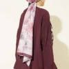 Brit Button Detail Shirt Plum – Bild 3