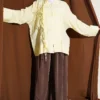 Brit Button Detail Shirt Yellow – Bild 2