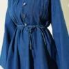 Brit Buttoned Denim Two-Piece Set Blue – Image 4