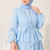 Belted Skirt Set Baby Blue - Imagen 2