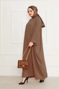 Ceyda Modest Abaya Mink